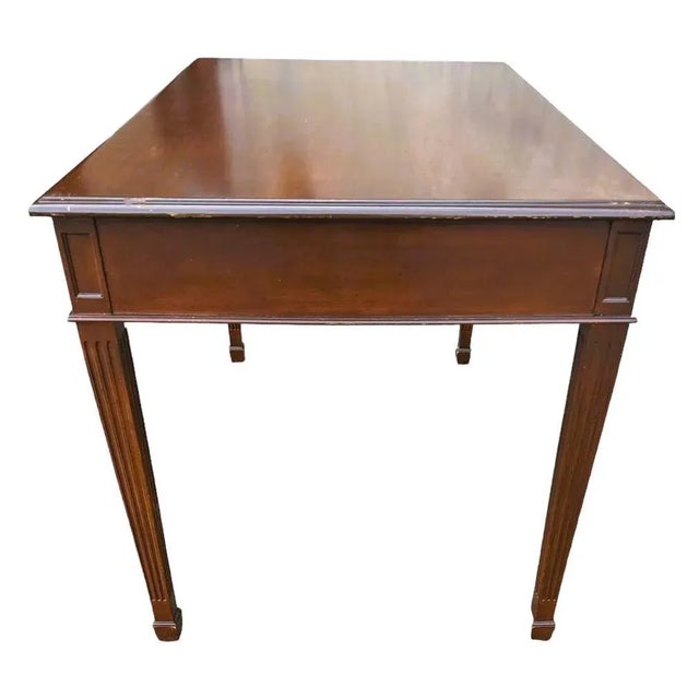 Drexel Heritage Drexel Heritage Cherry Wood Writing Desk 'Made Expressly for the Ritz-Carlton Hotel' - Late 20th Century - 3 Are Available For Sale - Image 4 of 5