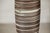Brown Late 20th Century Artisan Tall Ceramic Vase with Horizontal Striated Glaze, Sold Individually For Sale - Image 8 of 18