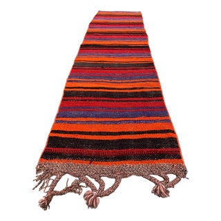 Turkish Narrow Kilim Runner Rug For Sale