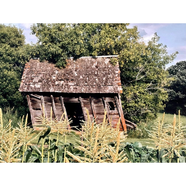 Green Maxwell Mackenzie, Farm, Summer Landscape, Large Panoramic Vintage Color Photograph Signed Photo, 1993 For Sale - Image 8 of 10