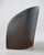 1990s Italian Postmodern Club Chair in Black Pelle Frau Leather by Massimo & Lella Vignelli for Poltrona Frau, Italy, 1989 For Sale - Image 5 of 8