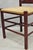 Late 20th Century Primitive Rustic Ladder Back Woven Rush Seat Dining Side Chairs - Set of 6 For Sale - Image 9 of 14