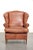 Wing Club Chair in Cowhide Leather For Sale - Image 12 of 12