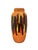 Rare West German vase, Scheurich, Germany circa 1970. Cylindrical shape with a slightly narrowed neck, orange base with...
