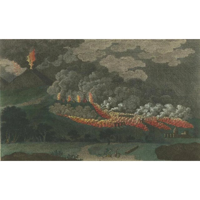 Johann Ludwig Bertuch, Mount Vesuvius Eruptions, 1798, Engravings on Paper, Set of 2 For Sale - Image 6 of 7