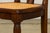 1930s Set of Six French Art Deco Carved Maple & Cane Dining Chairs For Sale - Image 16 of 18