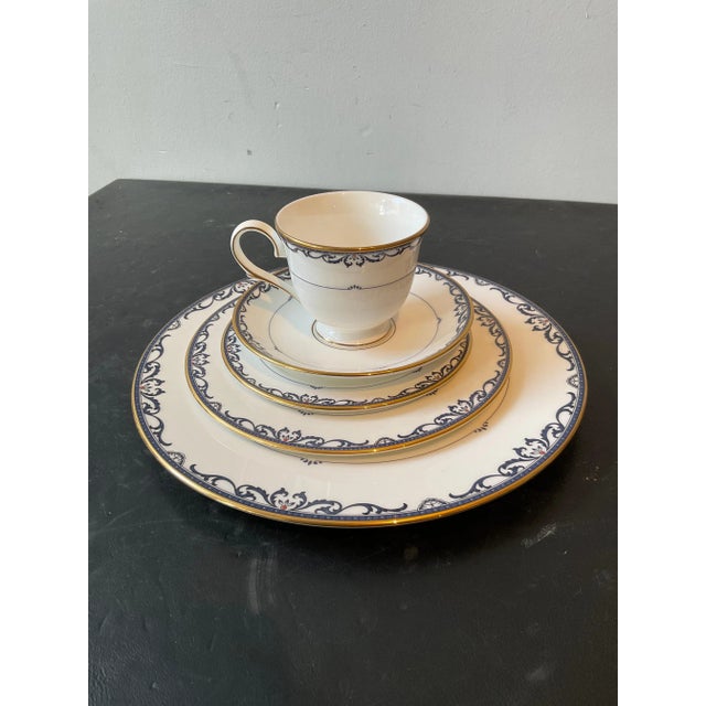 Early 21st Century Lenox Royal Scroll Dinnerware Set - 67 Pieces For Sale - Image 9 of 10