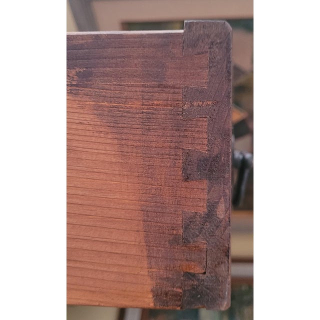 Fine Vintage Pine Chippendale Style Lingerie Chest For Sale - Image 11 of 16