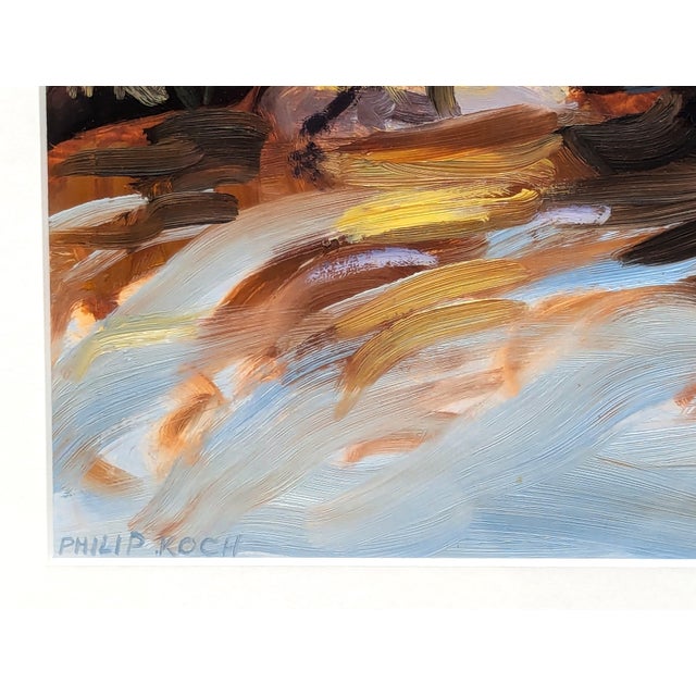 Philip Koch "Marsh Grass" Contemporary Colorful Wetlands Landscape Oil Painting, 20th Century For Sale - Image 11 of 12