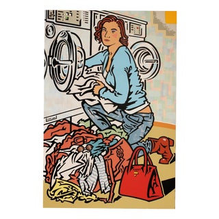 Ralf Schmidt, Reinigung/Cleaning, 2000s, Acrylic & Canvas For Sale