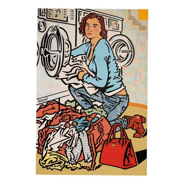 Ralf Schmidt, Reinigung/Cleaning, 2000s, Acrylic & Canvas For Sale