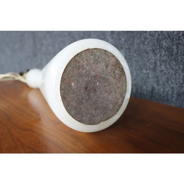 Mid Century Marble Lamp For Sale - Image 4 of 6