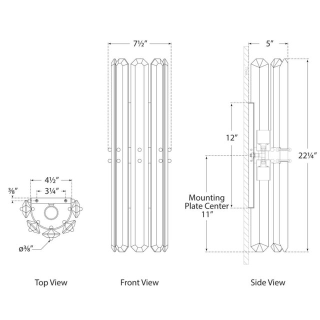 2020s AERIN for Visual Comfort Signature Bonnington Tall Sconce in Polished Nickel with Alabaster For Sale - Image 5 of 7