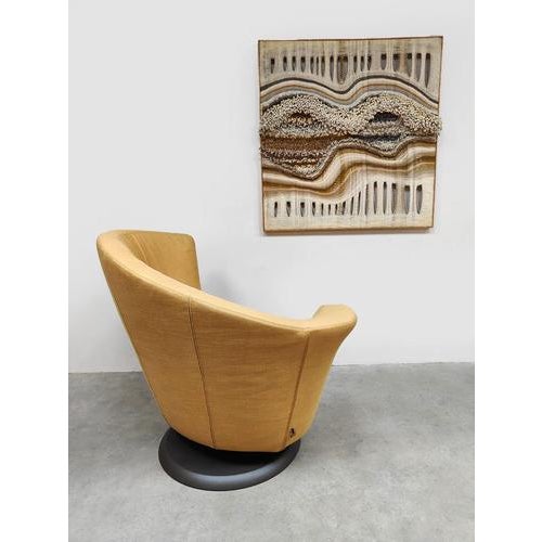 Italian Arabella Swivel Lounge Chair by Massimo Scolari for Giorgetti For Sale - Image 6 of 6