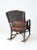 Early 20th Century Antique Wicker Rocking Chair For Sale - Image 5 of 13