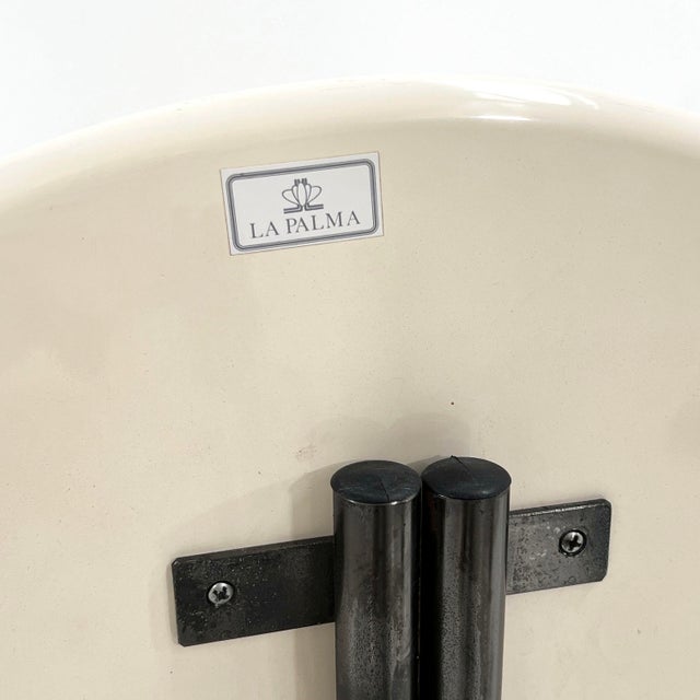 La Palma Side Table with Marble Base, 1980s For Sale - Image 9 of 10