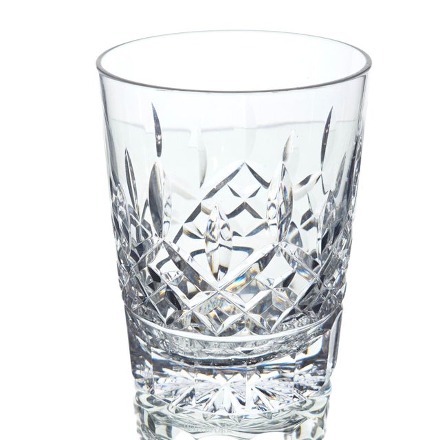 Late 20th Century Waterford Crystal Lismore Double Old Fashioned Glasses Set of 2 For Sale - Image 11 of 15