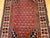 Vintage Turkish Village Area Rug, Hand-Knotted Wool, Red & Navy, 1950s, 3' x 5' For Sale - Image 9 of 15