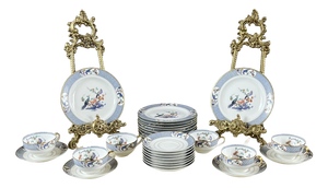 20th Century Coffee Service for 6 in Porcelain from Haviland Limoges, Set of 22