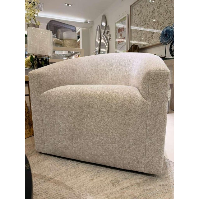 Contemporary Celeste Swivel Lounge Chair For Sale - Image 3 of 3