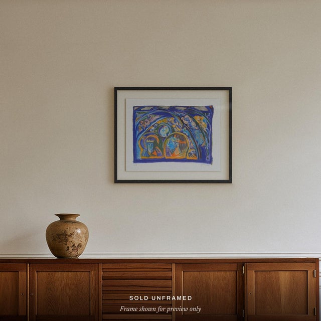 Dina PICKARD Portrait de rois Year: 2008 Medium: lithograph Support: BFK Rives paper Sheet Size: 19.69 × 25.59 in Image...