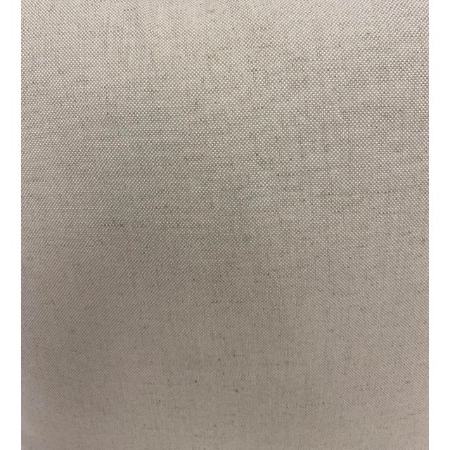 16" Square Pillow Decorated With Colorful Allium, Clover Flowers & Birds - Made in Uk. For Sale - Image 9 of 10