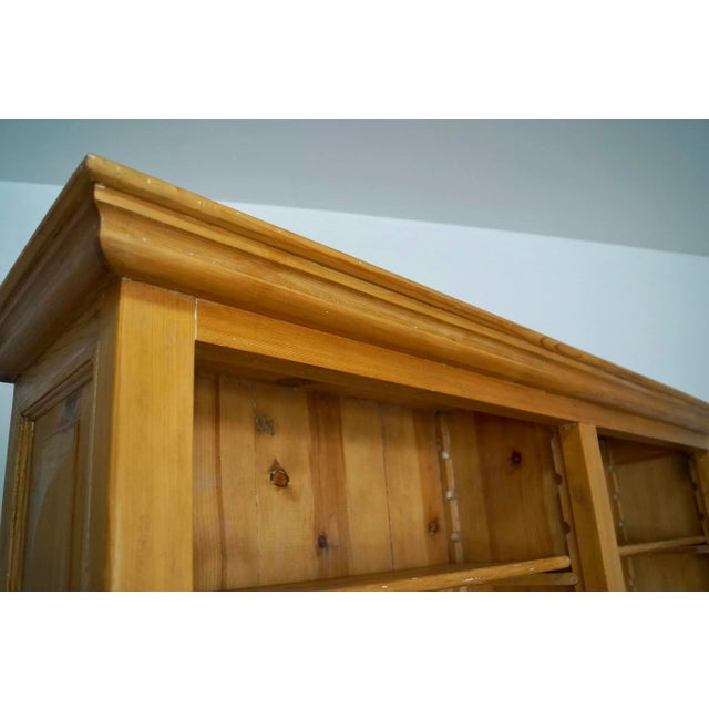 Rustic Knotty Pine Double Bookshelf Chairish