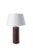Modern Turned Oak Table Lamp For Sale In Boston - Image 6 of 6