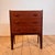 Danish teak nightstand with three drawers, 1960s