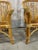 Vintage Bent Rattan Circle Sided Chairs, a Pair For Sale - Image 4 of 12