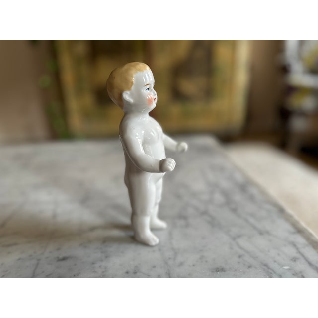 Early 19th Century Biedermeier Porcelain Bathing Doll, Germany, 1820s For Sale - Image 5 of 13