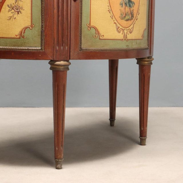 Neoclassical Style Demi-Lune Sideboards, Set of 2 For Sale - Image 11 of 15