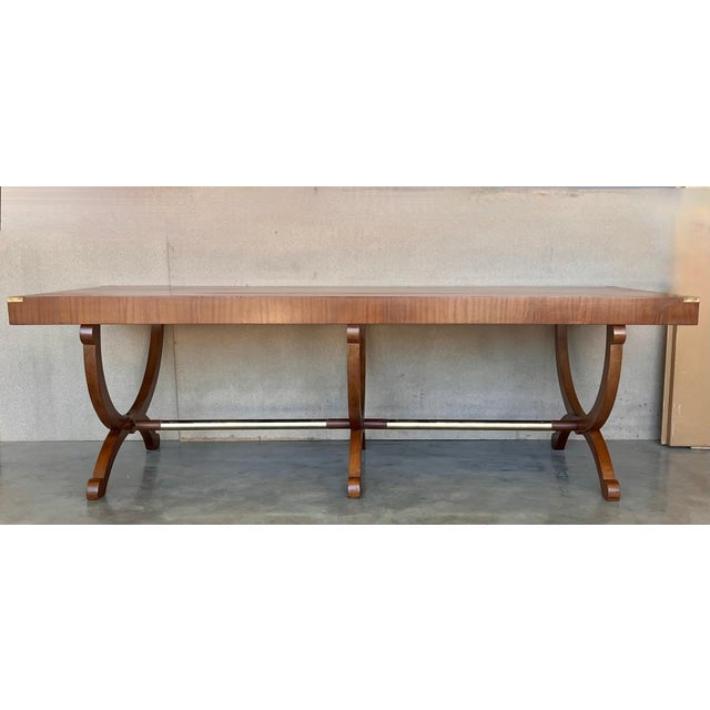 Early 20th Century 1930's Art Deco Large Dining Table or Hall Table For Sale - Image 5 of 18