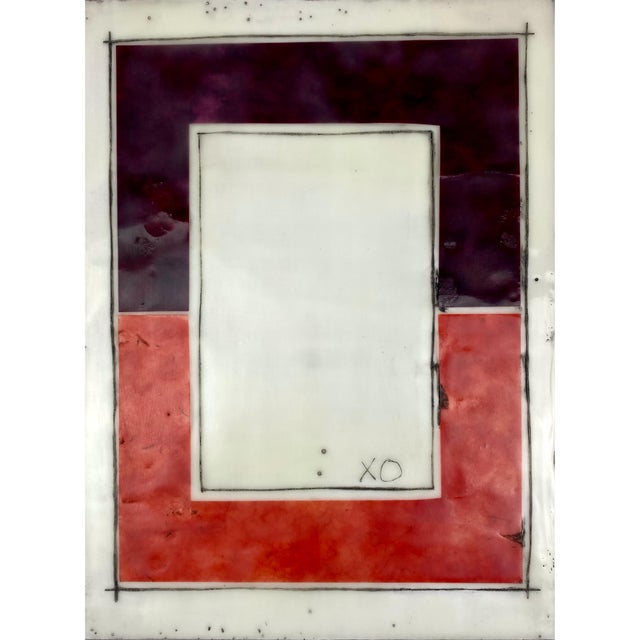 Paint Encaustic Collage Installation by Gina Cochran - "A Long Walk to Nashville" - 9 Panels For Sale - Image 7 of 11