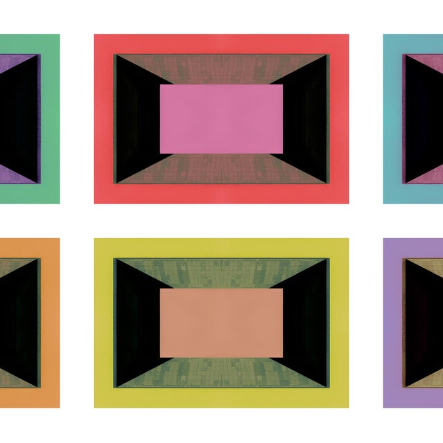 Not Yet Made - Made To Order Guy Sargent, Andromeda Six Colour Studies, Archival Pigment Print For Sale - Image 5 of 6