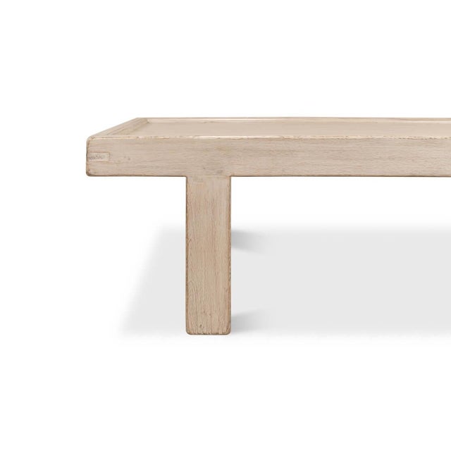 Gray Farmhouse Coffee Table For Sale - Image 4 of 10