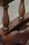 English Cowhide Chesterfield Swivel and Tilt Button Office Chair For Sale - Image 13 of 16