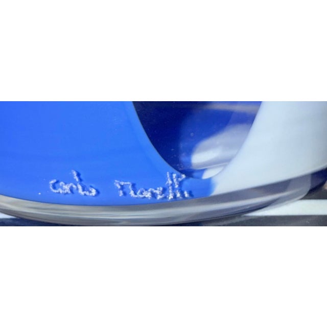 Carlo Moretti Signed Geometric Murano Glass Vase. Italy, 2010. For Sale - Image 11 of 11