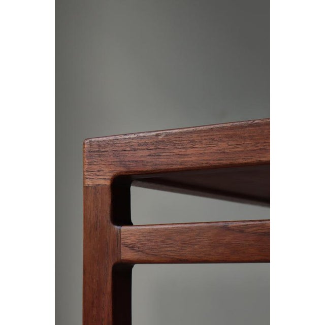 Scandinavian Modern Coffee Table in Teak with Ceramic Tiles attributed to Søren Horn, 1950s For Sale - Image 10 of 17