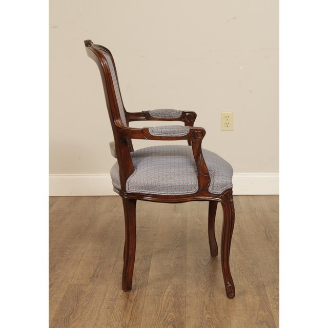 French Louis XV Style Fauteuil Armchair For Sale - Image 11 of 12