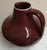 Mid-Century Ceramic Vase in the Shape of a Jug with a Red-Brown Oxblood Glaze by Peter Delius for Hamelner Töpferei,...