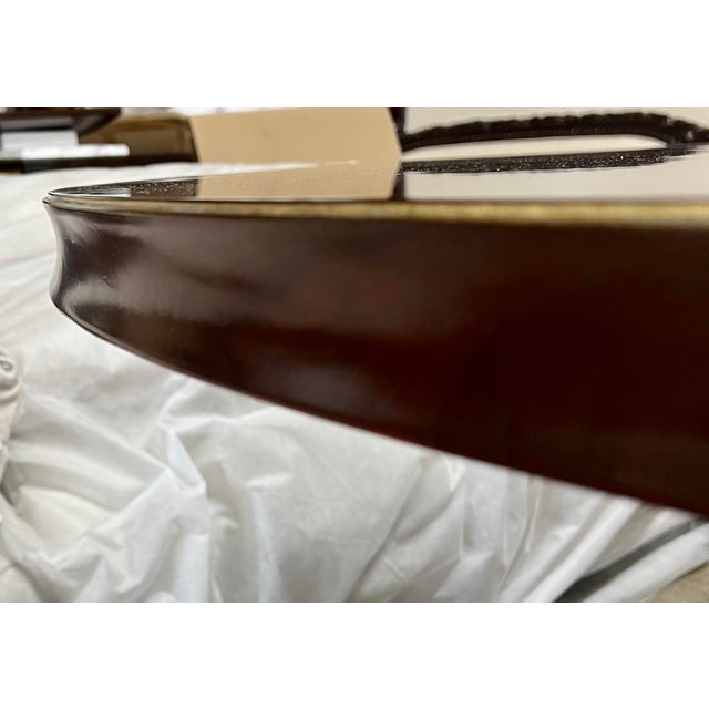 Baker Barbara Barry Rosewood and Copper Encircle Round Dining Table