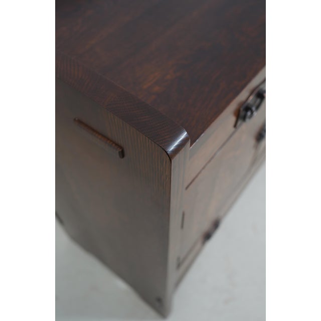 Stickley Mission Oak Sideboard Buffet Server Cabinet For Sale - Image 12 of 18