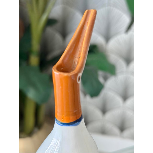 Rare Vintage 1950s Mid-Century Modern La Gardo Tackett Sea Bird Cruet Iconic + Rare Pasadena Southern California Studio Pottery For Sale In Los Angeles - Image 6 of 12