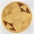 Tan Early 20th Century Tonga Basket Zambia 8inch Snake Belly Edge MATTER COLLECTION For Sale - Image 8 of 8