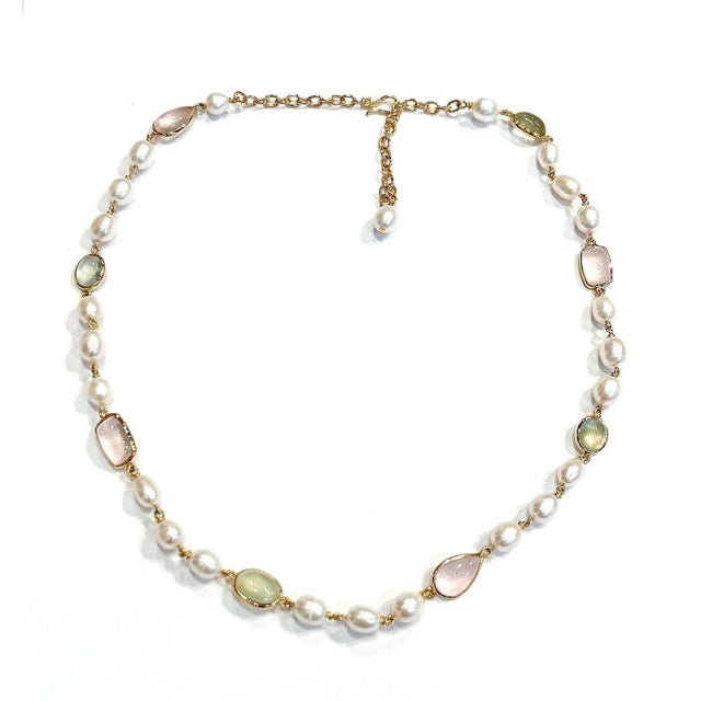 Bochic "Capri" Ruby & Lemon Quartz & Mix gems Necklace Set In 18K Gold & Silver For Sale In New York - Image 6 of 12