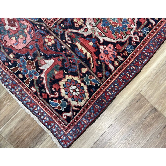 Collector's Piece Tribal Masterpiece Antique Persian Serapi Heriz Dream Rug 9.6 x 12.7 For Sale In Milwaukee - Image 6 of 8