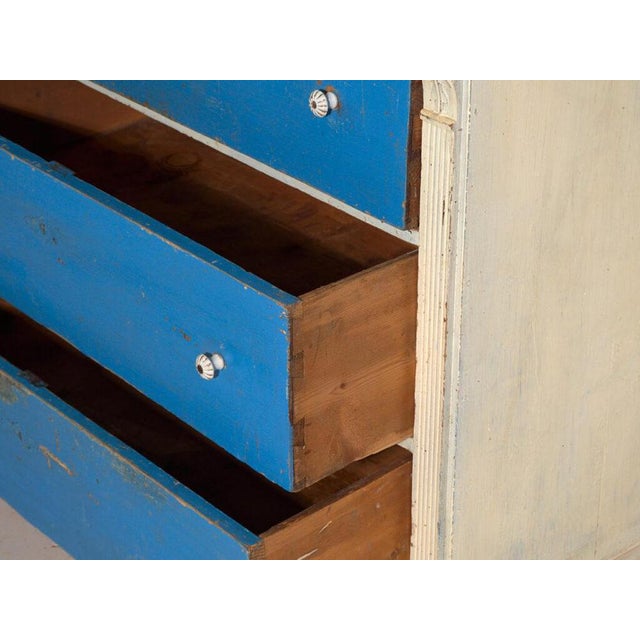 Antique Painted Chest of Drawers in Pine, Central Europe, 1890 For Sale - Image 14 of 16