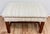 Late 20th Century Vintage Pillow Top Tufted Tweed Upholstered Wood Bench For Sale - Image 5 of 11