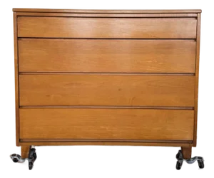1960s In the Style of Leslie Diamond for Conant Ball Modernmates 4-Drawer Dresser